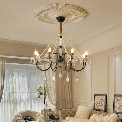 Empress Crystal Chandelier - Elegant Design with Dimmable Lighting