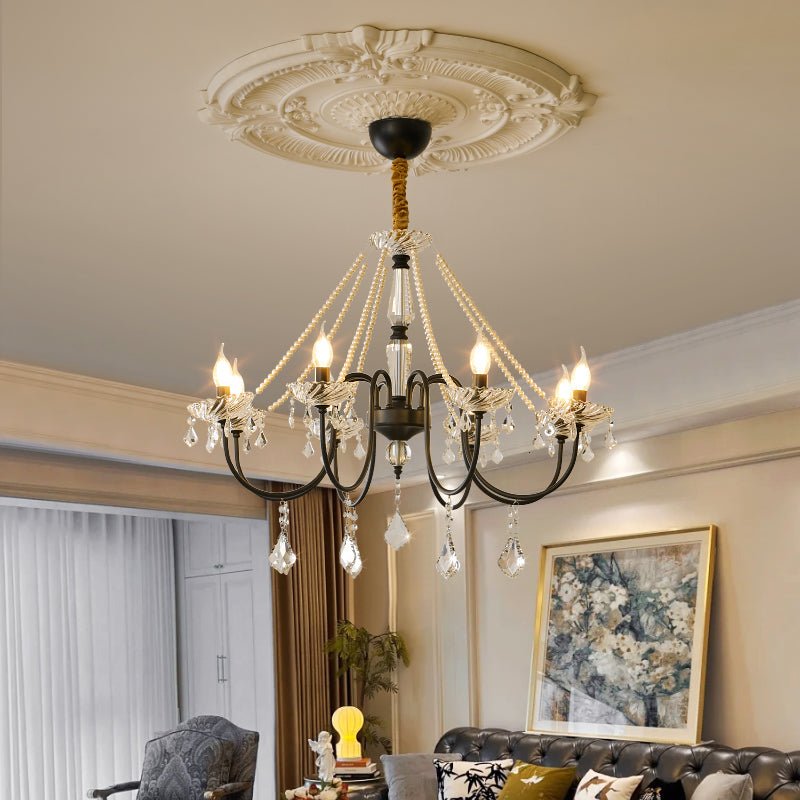Empress Crystal Chandelier - Elegant Design with Dimmable Lighting