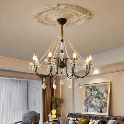 Empress Crystal Chandelier - Elegant Design with Dimmable Lighting