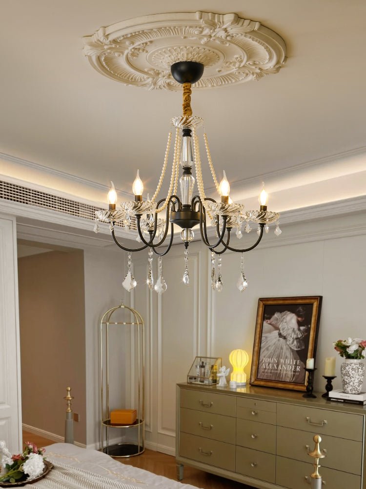 Empress Crystal Chandelier - Elegant Design with Dimmable Lighting