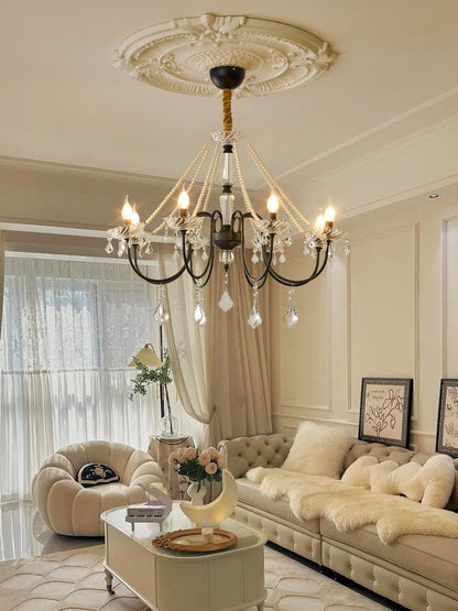 Empress Crystal Chandelier - Elegant Design with Dimmable Lighting