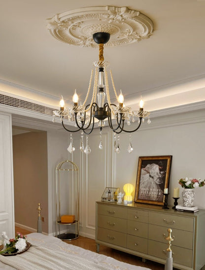 Empress Crystal Chandelier - Elegant Design with Dimmable Lighting