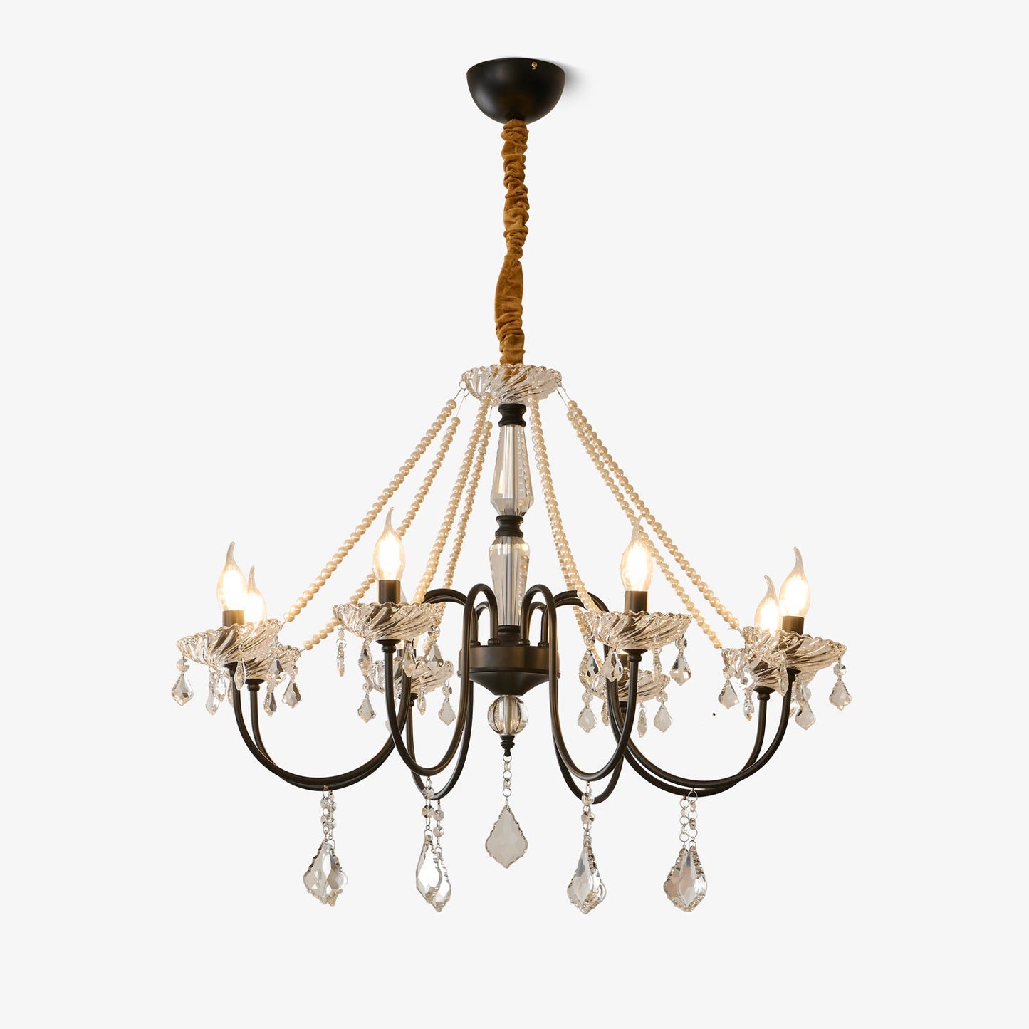 Empress Crystal Chandelier - Elegant Design with Dimmable Lighting