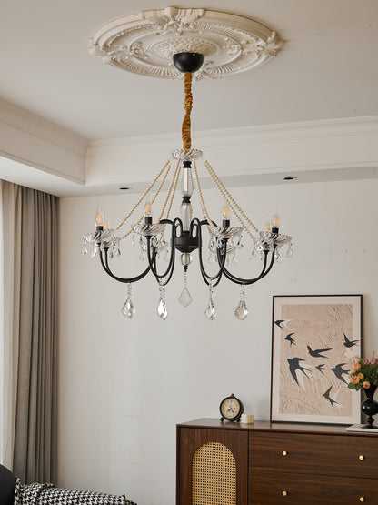 Empress Crystal Chandelier - Elegant Design with Dimmable Lighting