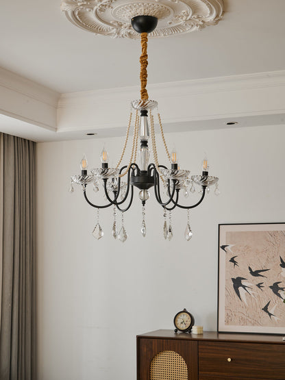 Empress Crystal Chandelier - Elegant Design with Dimmable Lighting