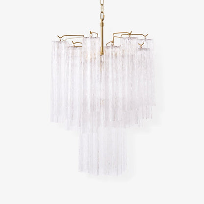 Giselle Crystal Glass Chandelier - Elegant Design & Adjustable Height