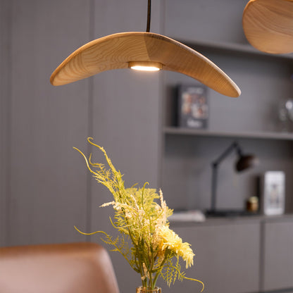 Modern Empty Leaf Chandelier - Elegant Design with Adjustable Height