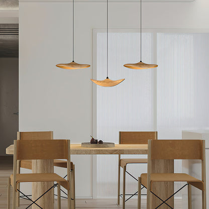 Modern Empty Leaf Chandelier - Elegant Design with Adjustable Height