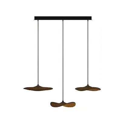 Modern Empty Leaf Chandelier - Elegant Design with Adjustable Height