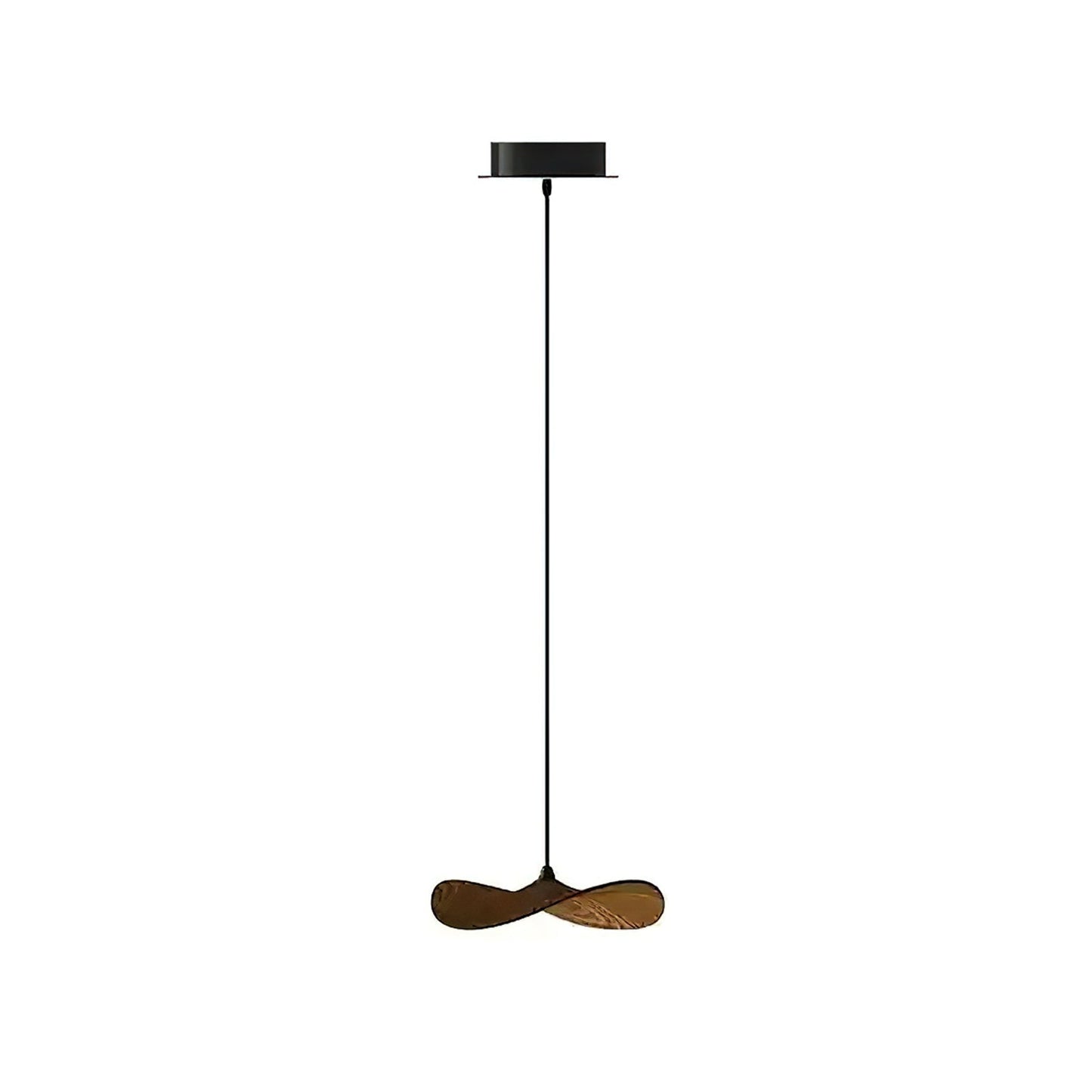Modern Empty Leaf Chandelier - Elegant Design with Adjustable Height