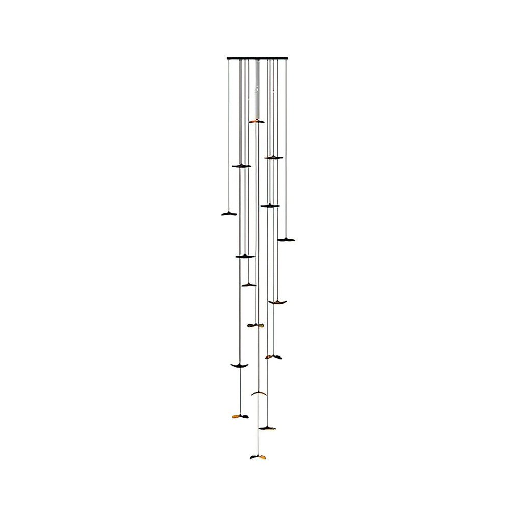 Modern Empty Leaf Chandelier - Elegant Design with Adjustable Height