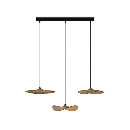 Modern Empty Leaf Chandelier - Elegant Design with Adjustable Height