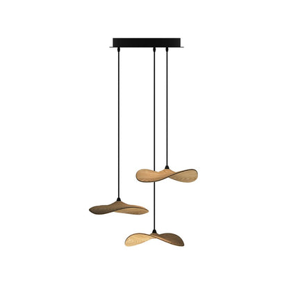 Modern Empty Leaf Chandelier - Elegant Design with Adjustable Height