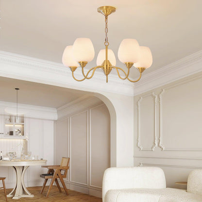 Alton Chandelier - Elegant Lighting Fixture with Adjustable Height & L