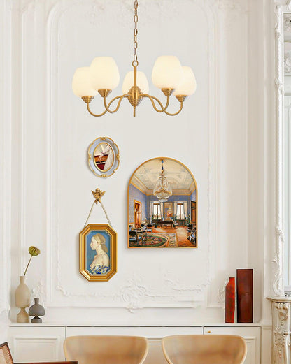 Alton Chandelier - Elegant Lighting Fixture with Adjustable Height & L
