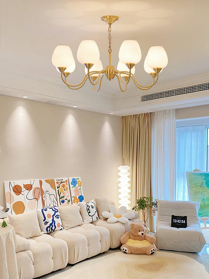 Alton Chandelier - Elegant Lighting Fixture with Adjustable Height & L