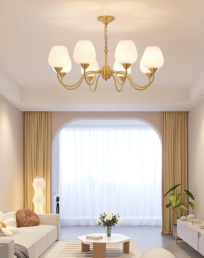 Alton Chandelier - Elegant Lighting Fixture with Adjustable Height & L