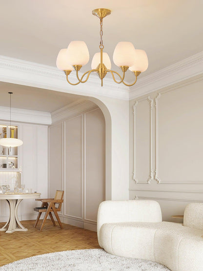 Alton Chandelier - Elegant Lighting Fixture with Adjustable Height & L