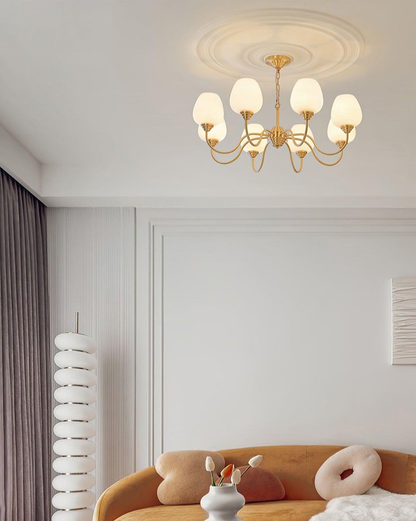 Alton Chandelier - Elegant Lighting Fixture with Adjustable Height & L