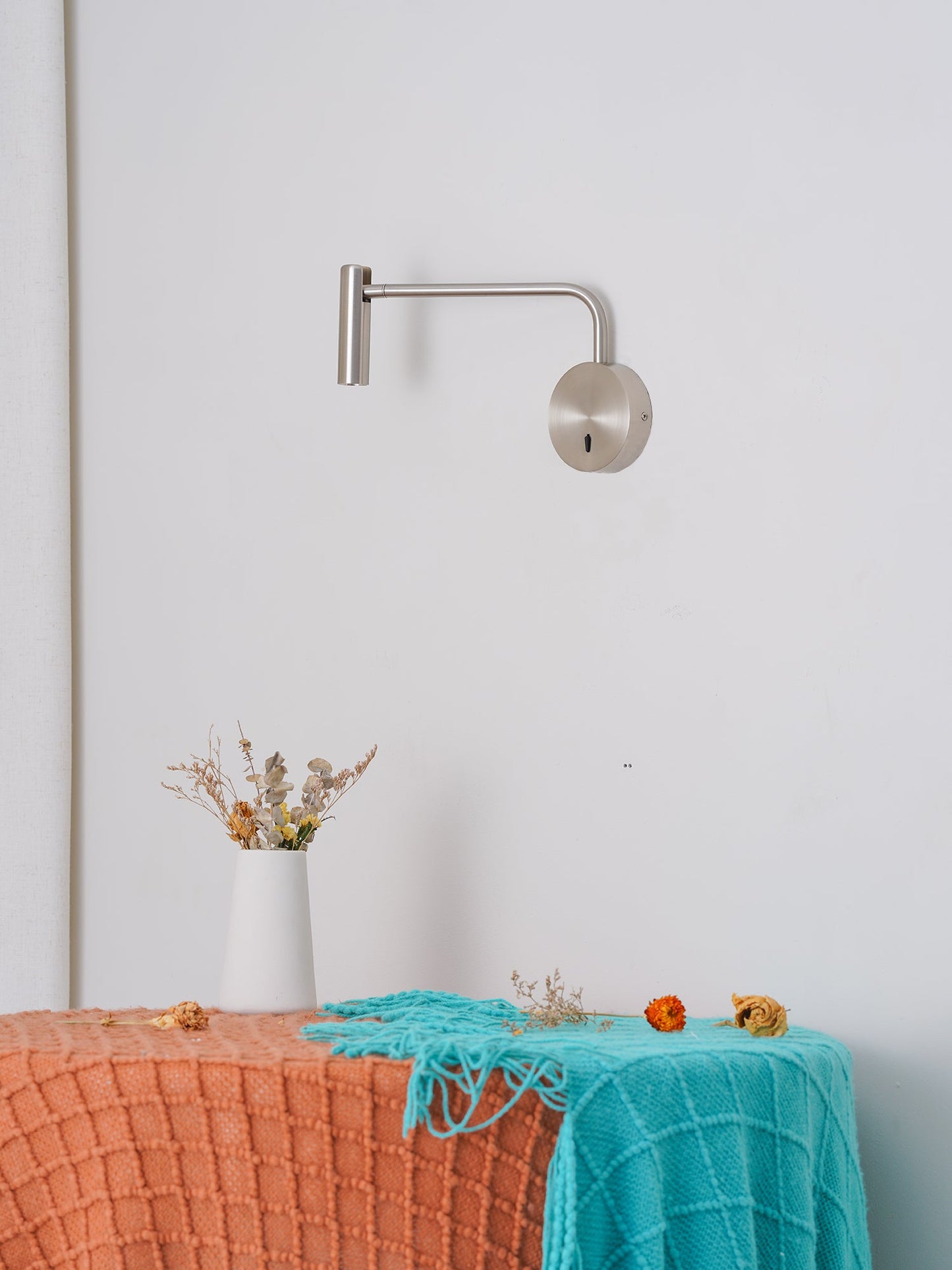 Minimalist Disc LED Wall Sconce - Energy Efficient, Adjustable Brightn