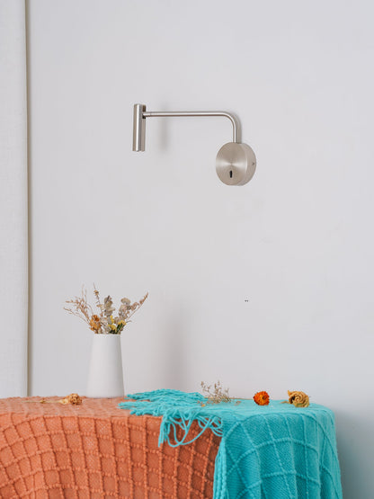 Minimalist Disc LED Wall Sconce - Energy Efficient, Adjustable Brightn
