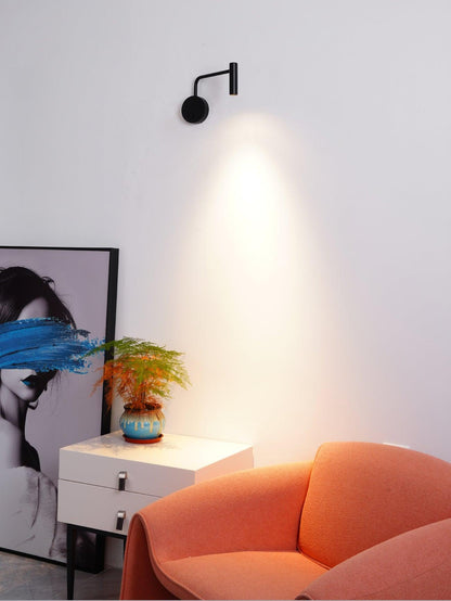Minimalist Disc LED Wall Sconce - Energy Efficient, Adjustable Brightn