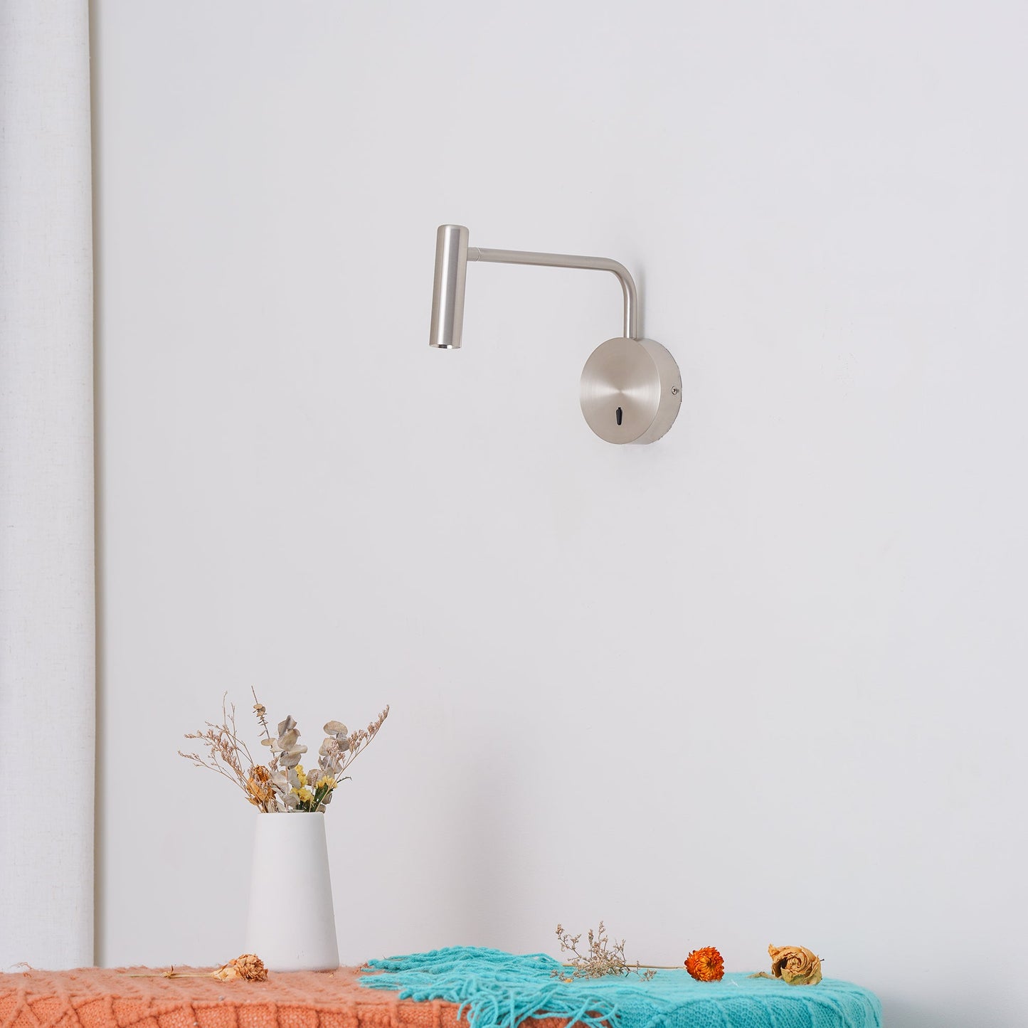 Minimalist Disc LED Wall Sconce - Energy Efficient, Adjustable Brightn