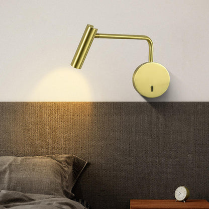 Minimalist Disc LED Wall Sconce - Energy Efficient, Adjustable Brightn
