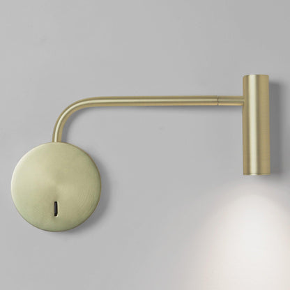 Minimalist Disc LED Wall Sconce - Energy Efficient, Adjustable Brightn
