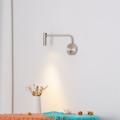 Minimalist Disc LED Wall Sconce - Energy Efficient, Adjustable Brightn