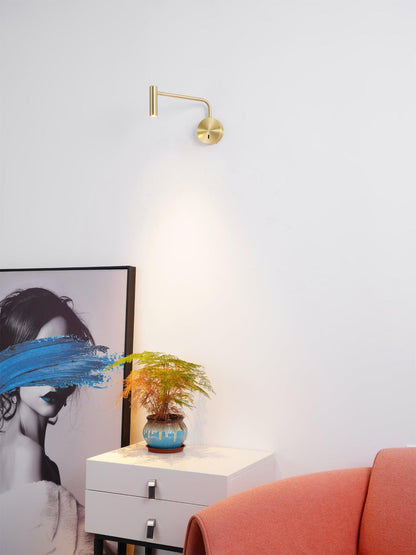 Minimalist Disc LED Wall Sconce - Energy Efficient, Adjustable Brightn