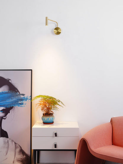 Minimalist Disc LED Wall Sconce - Energy Efficient, Adjustable Brightn