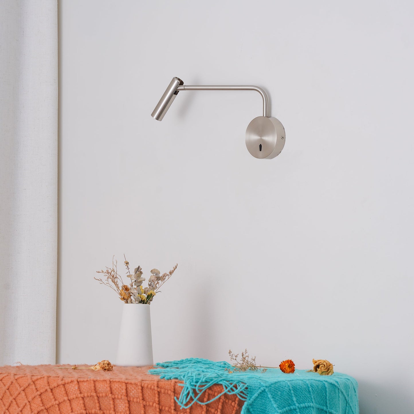 Minimalist Disc LED Wall Sconce - Energy Efficient, Adjustable Brightn