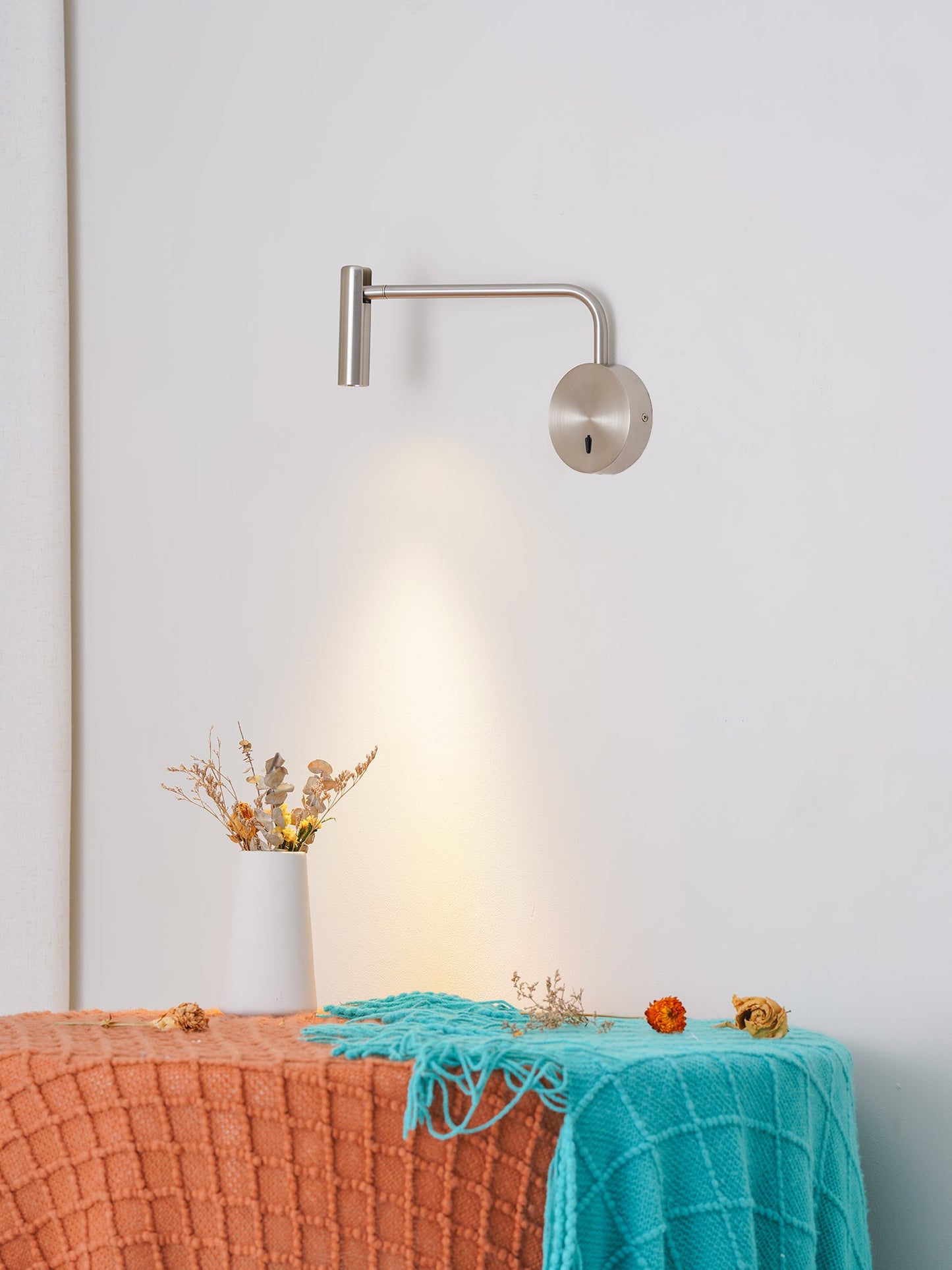 Minimalist Disc LED Wall Sconce - Energy Efficient, Adjustable Brightn
