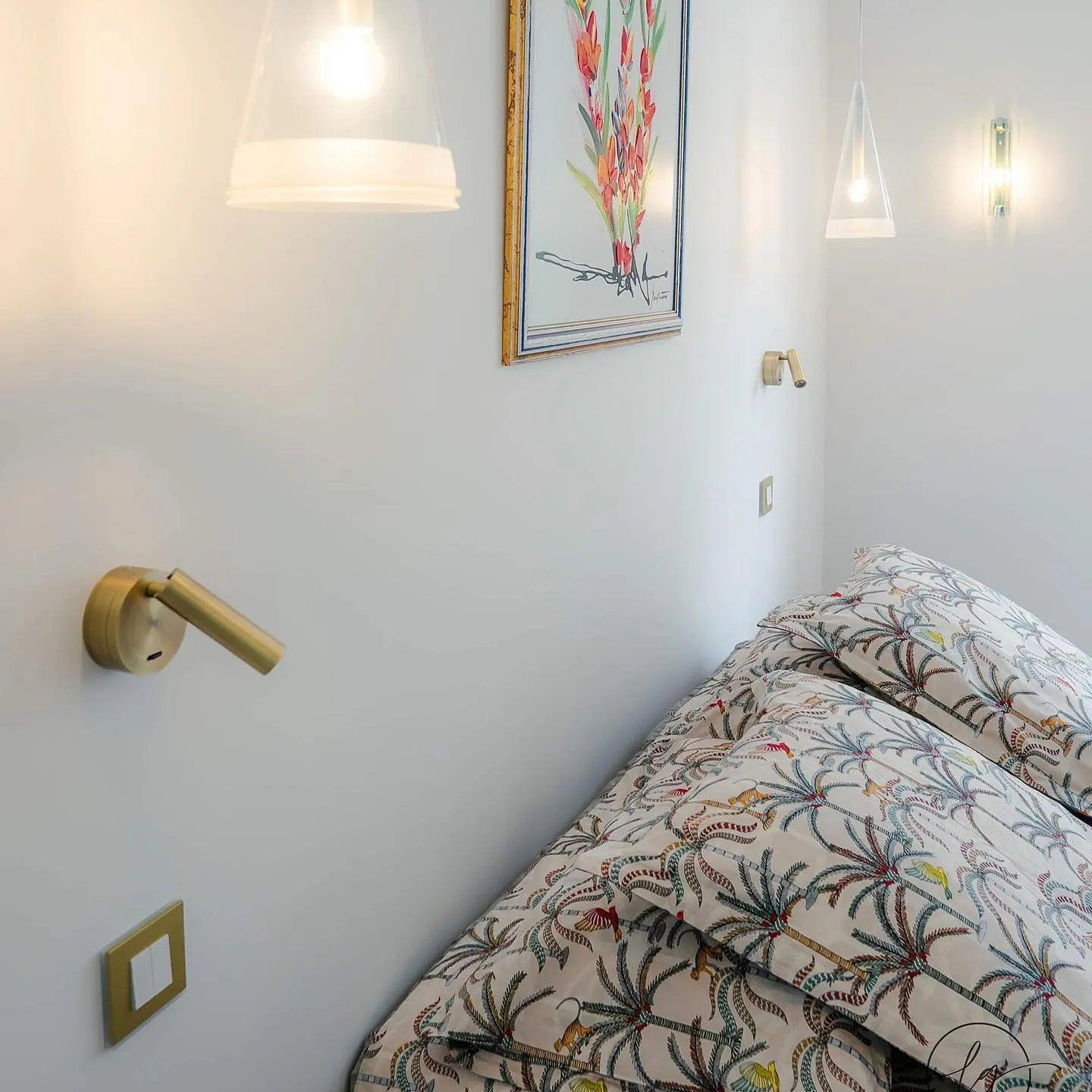 LED Reading Wall Lamp with Adjustable Brightness and Modern Design