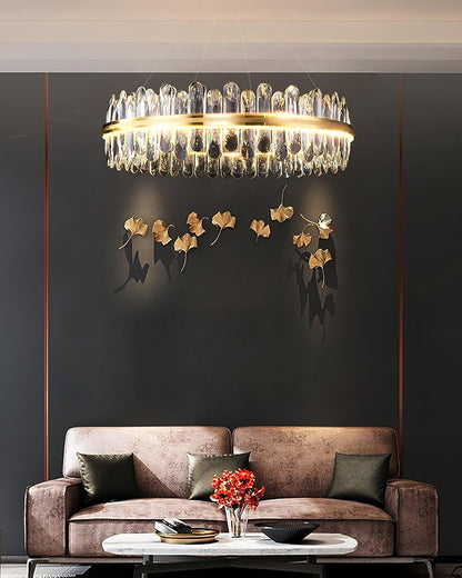 Enos Crystal Chandelier - Elegant Design with Dimmable LED Lights