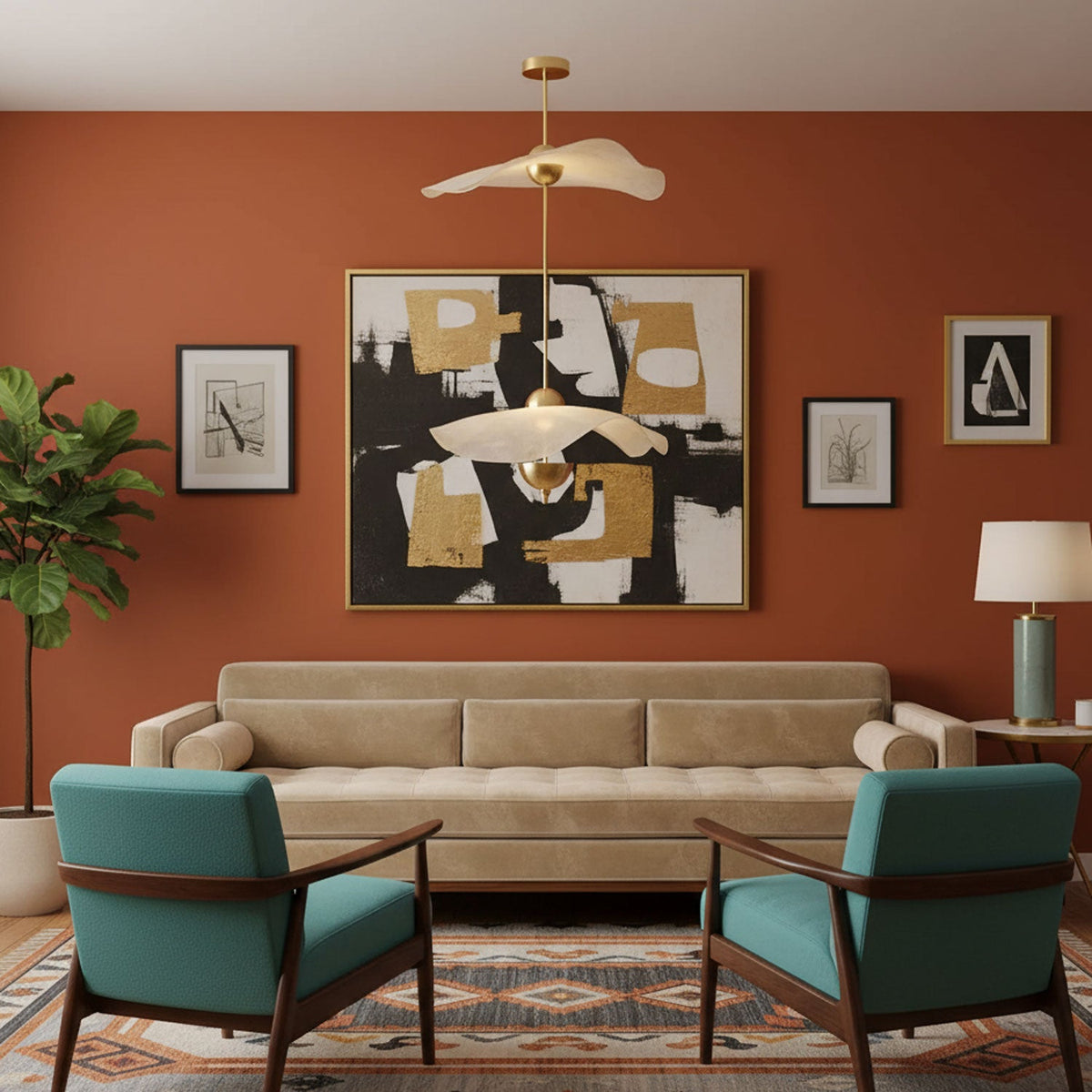 Envolee Double Biscuit Pendant Light Position 11