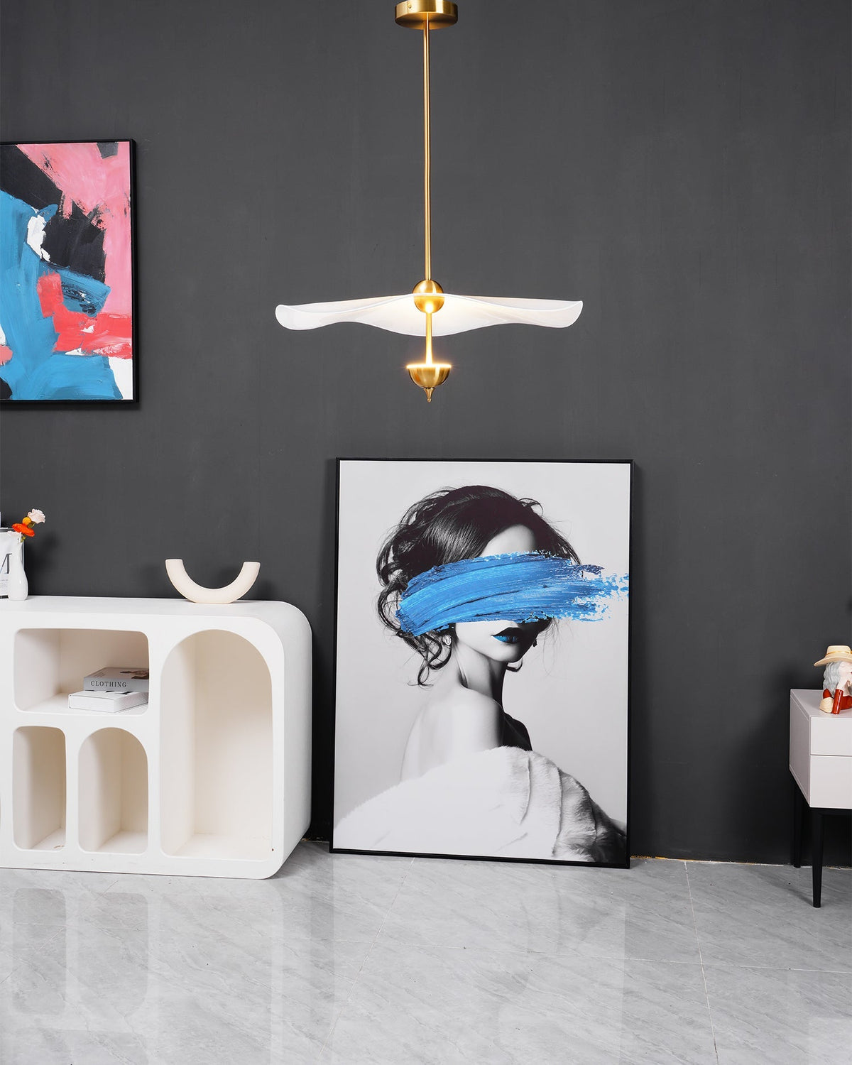 Envolee Double Biscuit Pendant Light Position 55