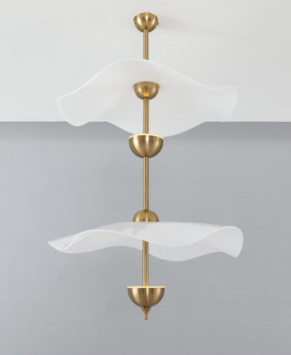 Envolee Double Biscuit Pendant Light Position 80