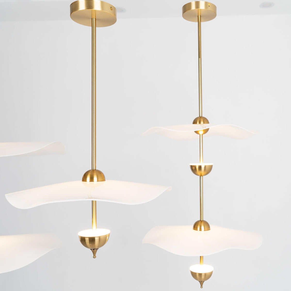 Envolee Double Biscuit Pendant Light Position 41