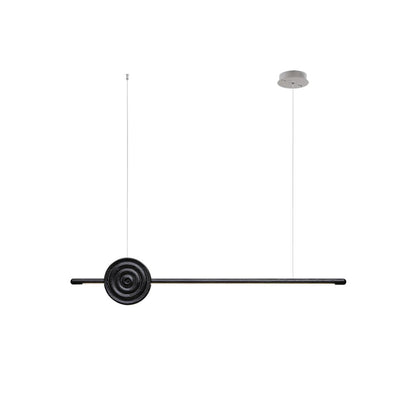 Erhu Wood Chandelier - Elegant Design with Adjustable Brightness