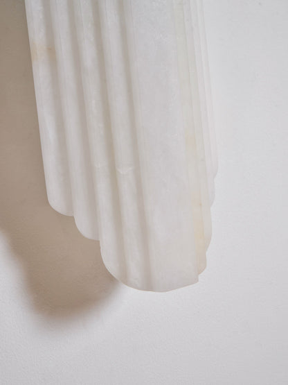Estelle Alabaster Wall Sconce - Elegant Design with Soft Glow Lighting