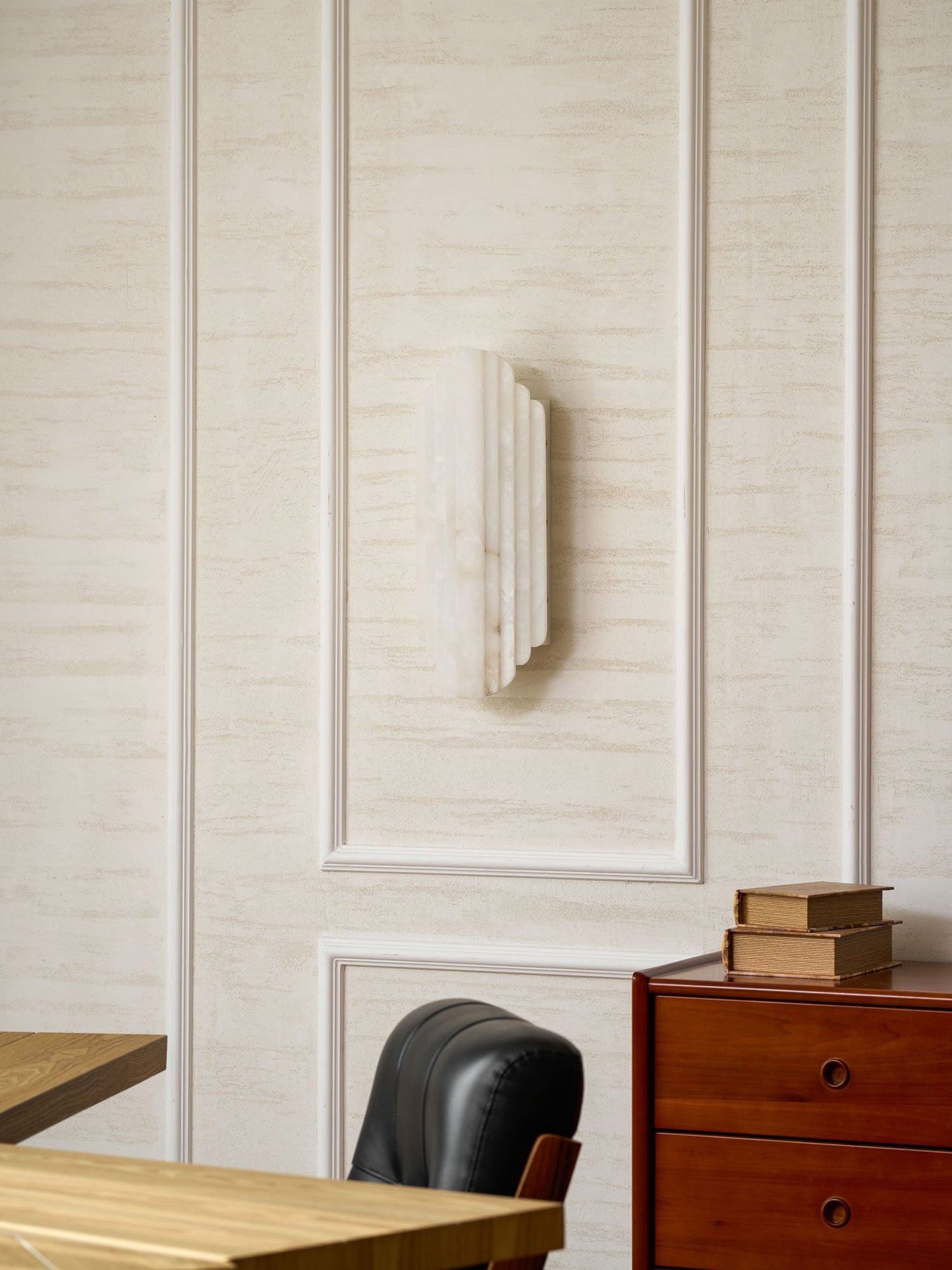 Estelle Alabaster Wall Sconce - Elegant Design with Soft Glow Lighting