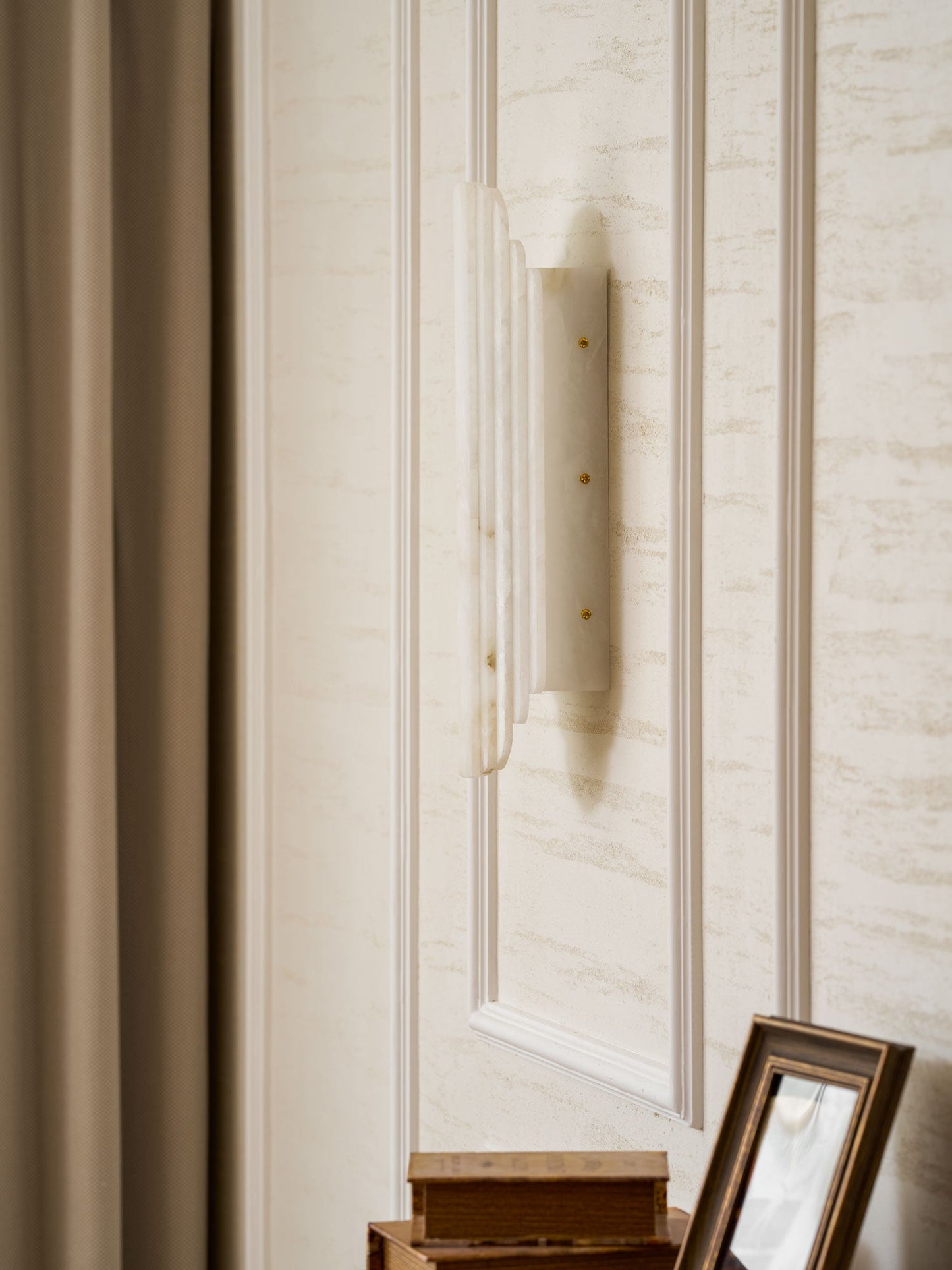 Estelle Alabaster Wall Sconce - Elegant Design with Soft Glow Lighting