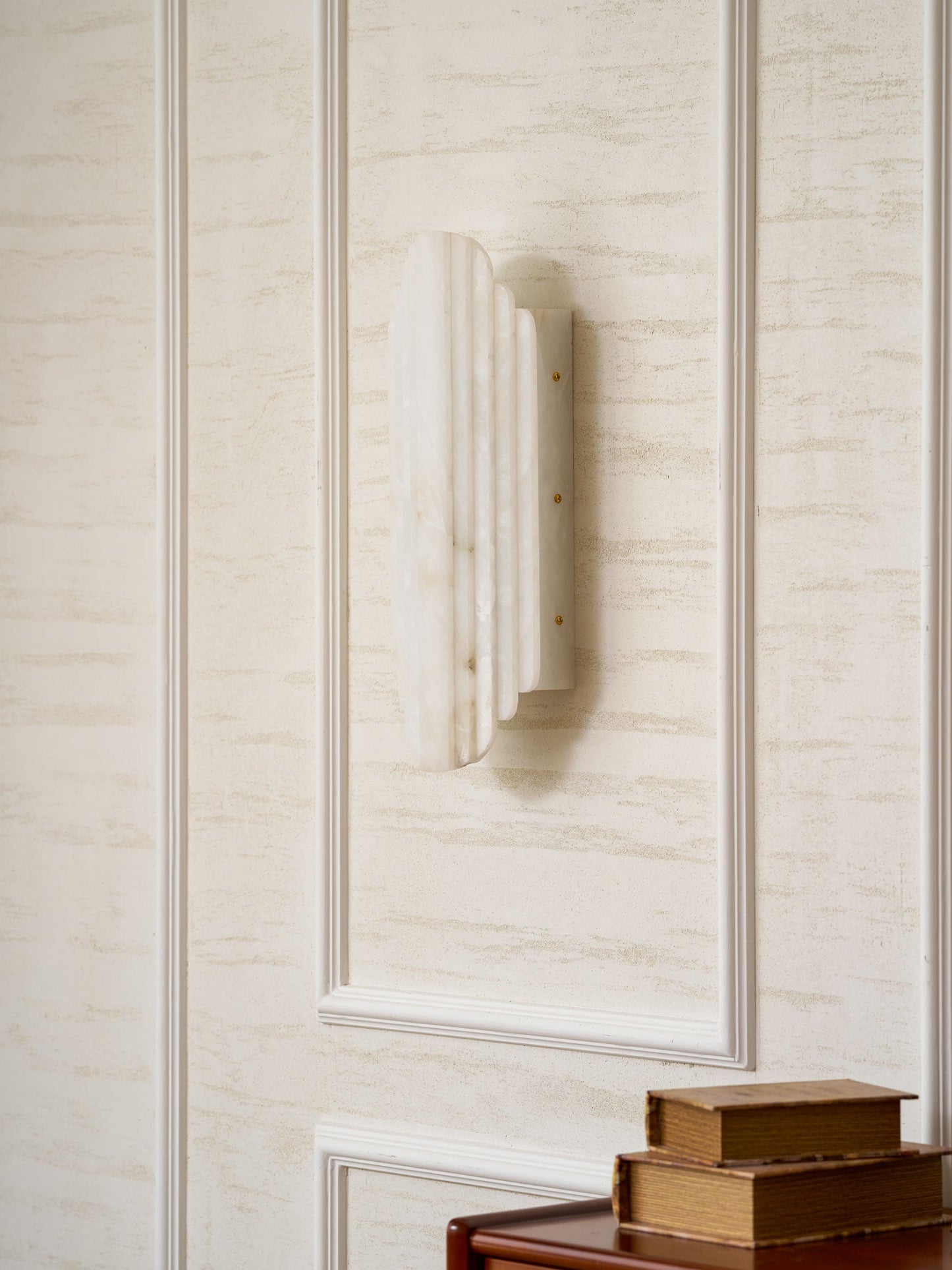 Estelle Alabaster Wall Sconce - Elegant Design with Soft Glow Lighting