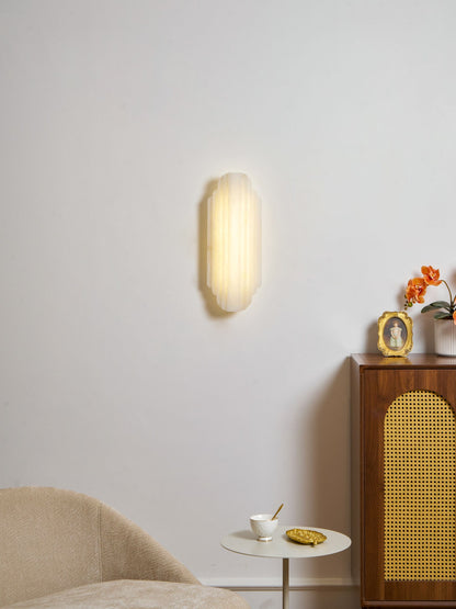 Estelle Alabaster Wall Sconce - Elegant Design with Soft Glow Lighting