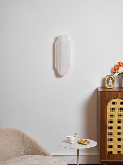 Estelle Alabaster Wall Sconce - Elegant Design with Soft Glow Lighting