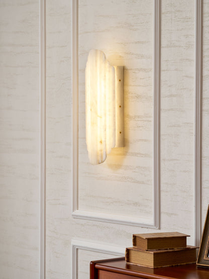 Estelle Alabaster Wall Sconce - Elegant Design with Soft Glow Lighting