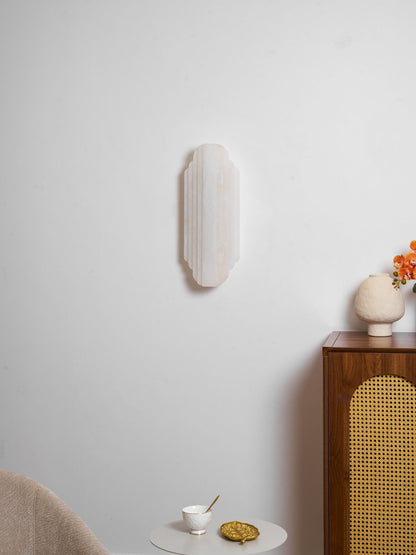 Estelle Alabaster Wall Sconce - Elegant Design with Soft Glow Lighting