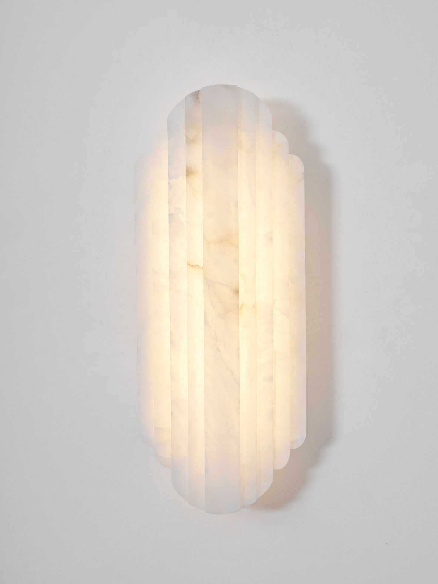Estelle Alabaster Wall Sconce - Elegant Design with Soft Glow Lighting